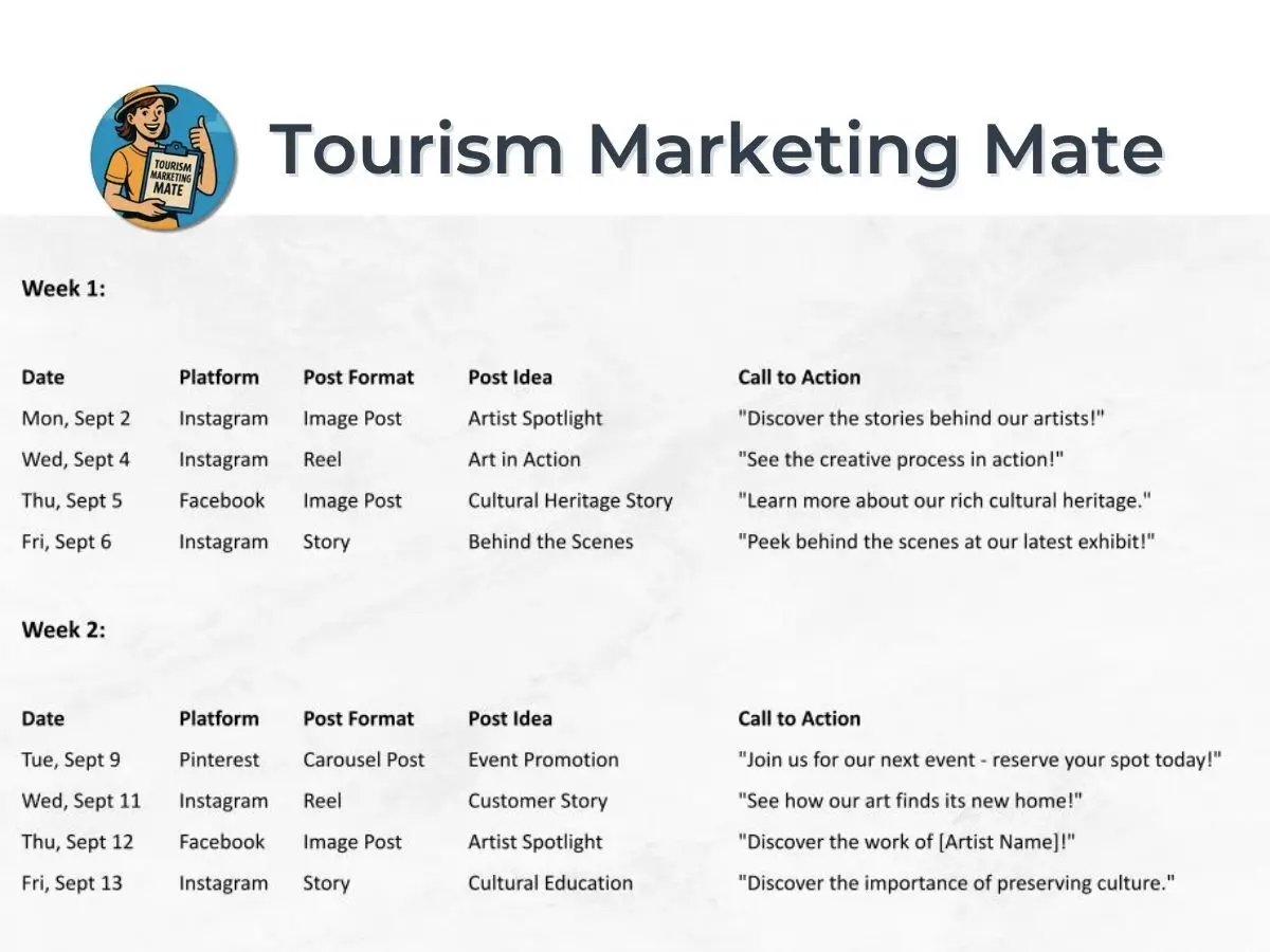 Tourism Marketing Mate